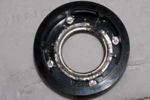 LEDs und Kontaktring in Deckel
